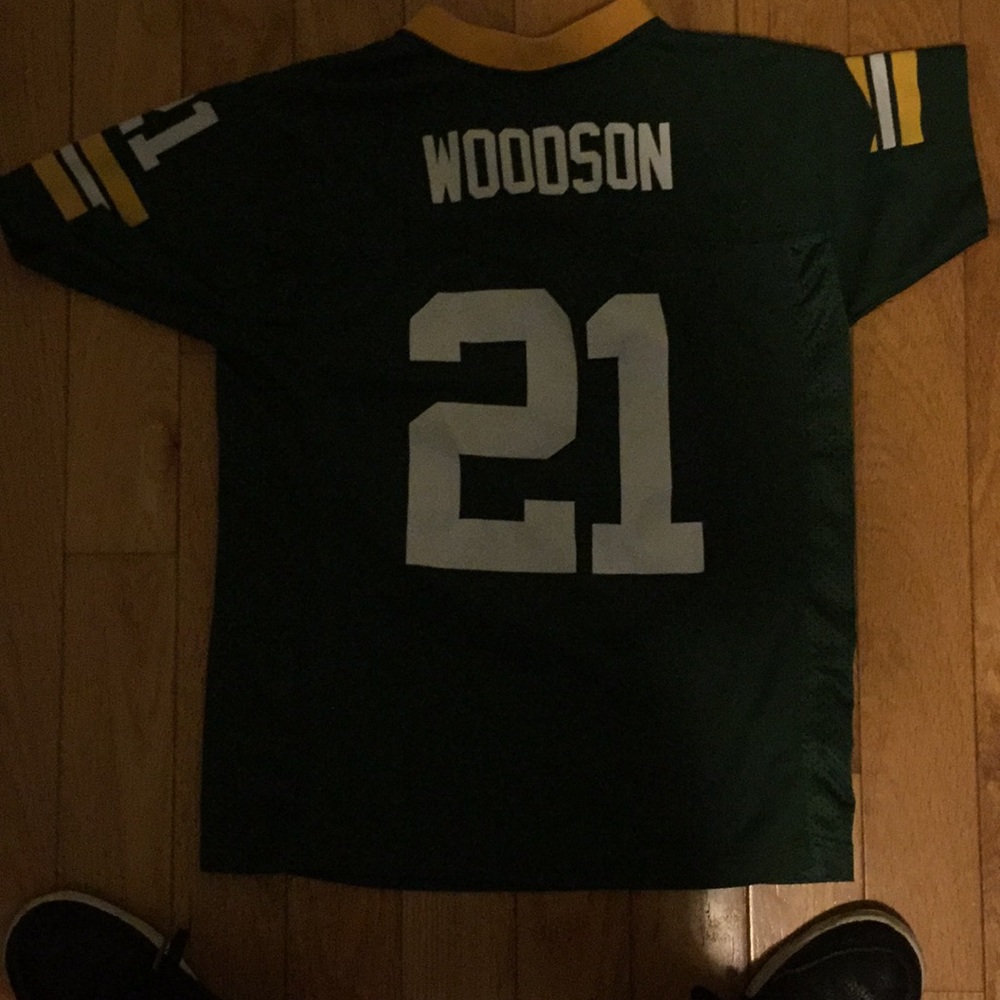 #21 Charles Woodson packers jersey